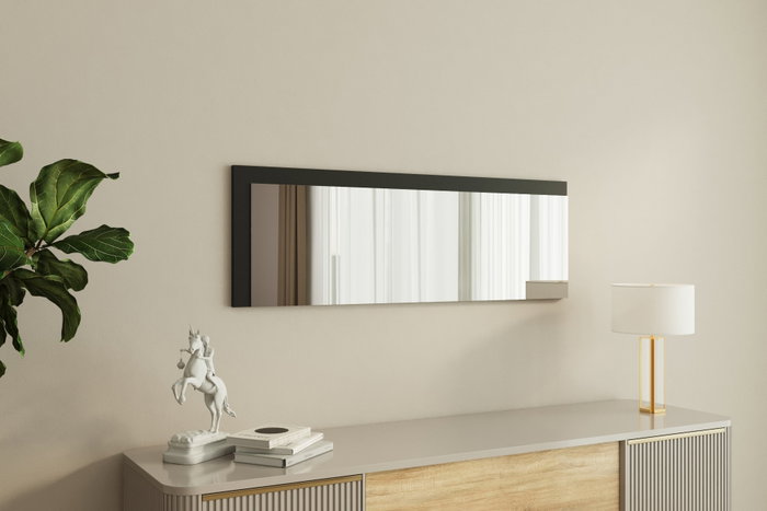 Hanah Home Espejo Ecológico Flotal-E Blanco y Negro Hanah Home Espejo Ecológico Flotal-E Blanco y Negro